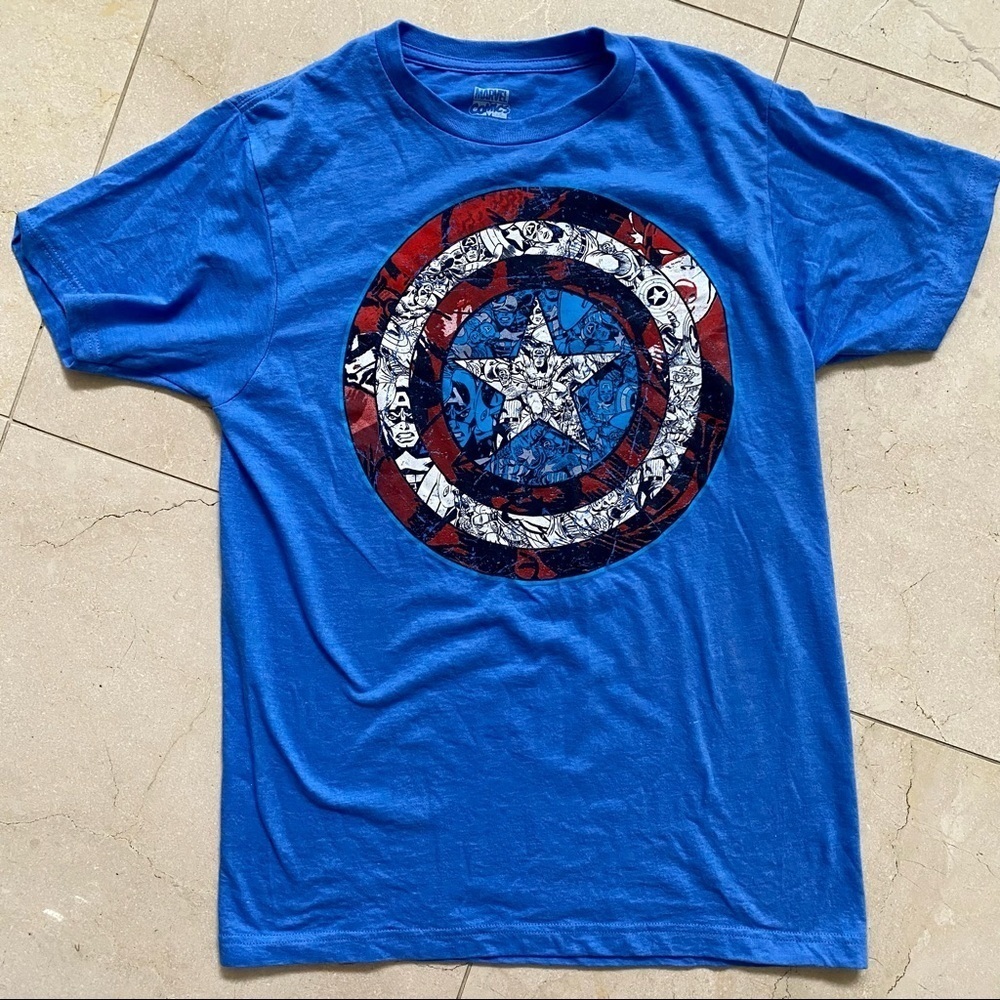 Marvel Comics Captain America T Tee Shirt Small